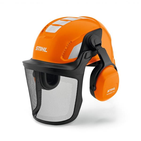 STIHL ADVANCE VENT – pracovní helma se štítem a ochranou sluchu SNR 28, kovová mřížka