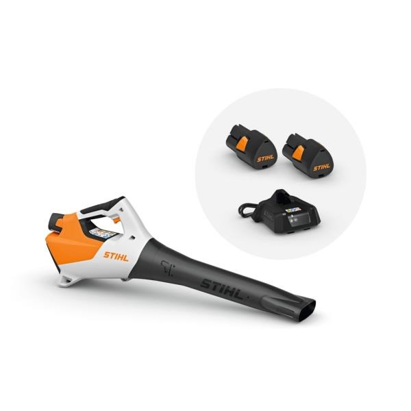 STIHL BGA 30.0 – AKU fukar na listí, foukací výkon 5 N, proudění 43 m/s + 2x akumulátor AS 2 + nabíječka AL 1