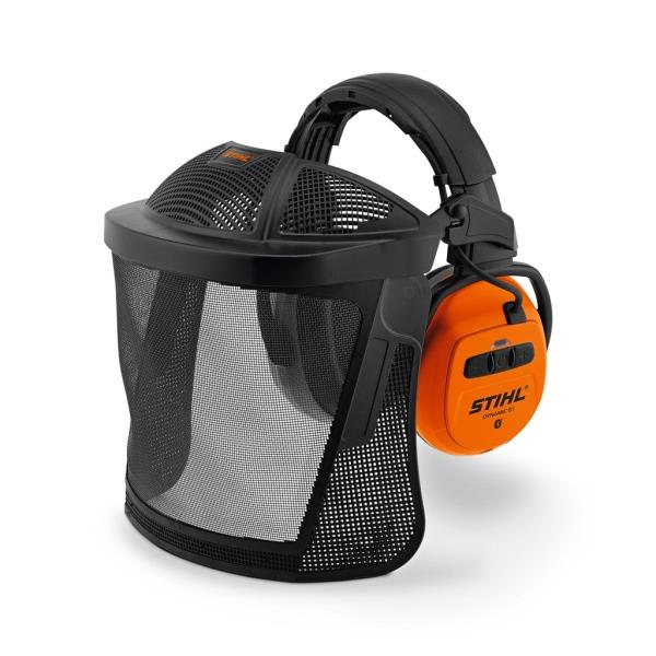 STIHL DYNAMIC SOUND PA – ochranný štít s ochranou sluchu SNR 29, nylonová mřížka, Bluetooth