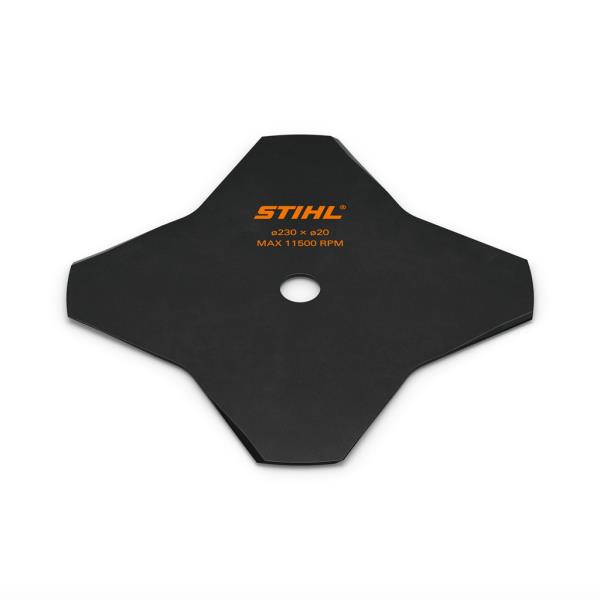STIHL GrassCut 230-4 – čtyřcípý žací nůž na křovinořez, pr. 230 mm, otvor 20 mm