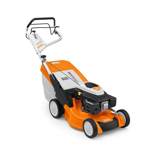 STIHL RM 650.0 V – benzinová sekačka s pojezdem 2,6 kW, 173 cm3, záběr 48 cm, koš 70 l