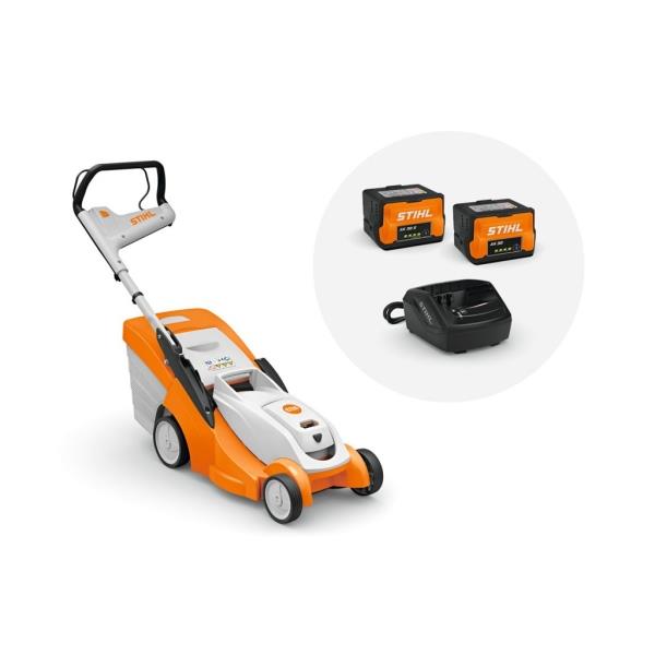 STIHL RMA 239.1 C – AKU sekačka 0,9 kW, záběr 37 cm, koš 40 l + akumulátor AK 30 + akumulátor AK 30 S + nabíječka AL 101