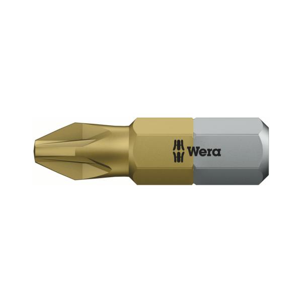 Wera 480222 – šroubovací bit Pozidriv, typ 855/1, PZ 2 x 25 mm, TiN